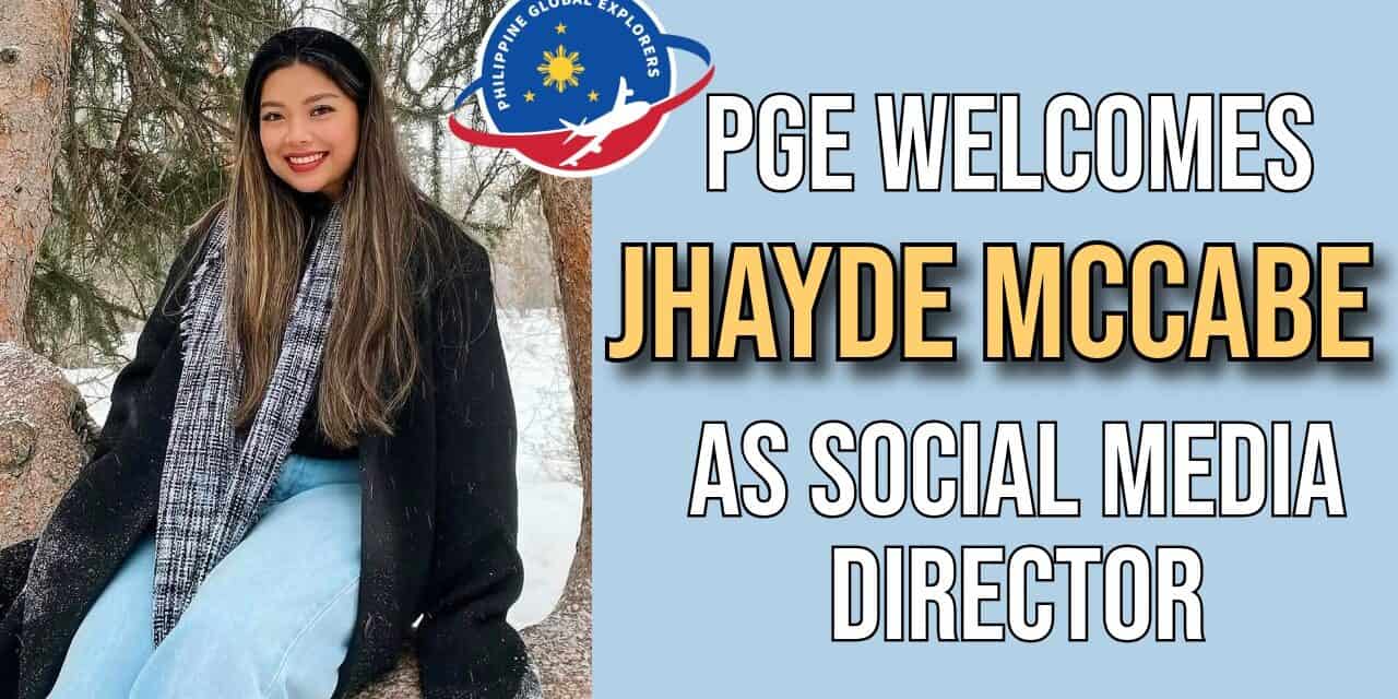 Jhayde McCabe outdoors in a winter landscape